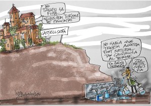 La fuita d’aigua de&nbsp;Castellserá