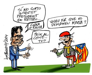 Puigdemont vol tornar per la porta&nbsp;gran.