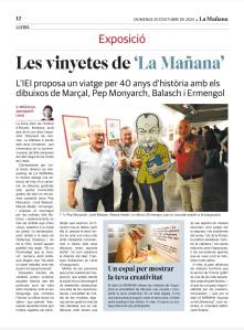 Reportatge de la exposició de Vinyetes de la Manyana&nbsp;20/10/2024