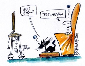 Teletreball del sofà