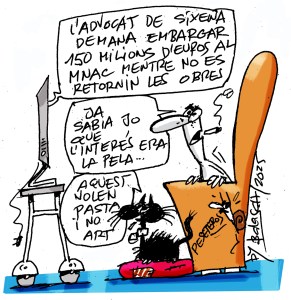 Embargar 150 milions al MNAC per accelerar el retorn de les obres de&nbsp;Sixena