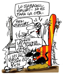 El BBVA no pot xuclar al Sabadell i perd la&nbsp;OPA.